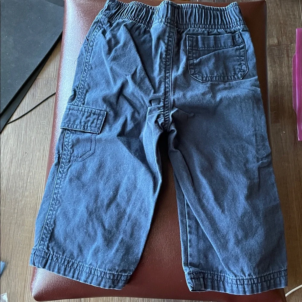 Jumping Bean navy blue elastic waist pull on pants 12M